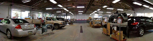 Beaver County Auto Collision Center work station